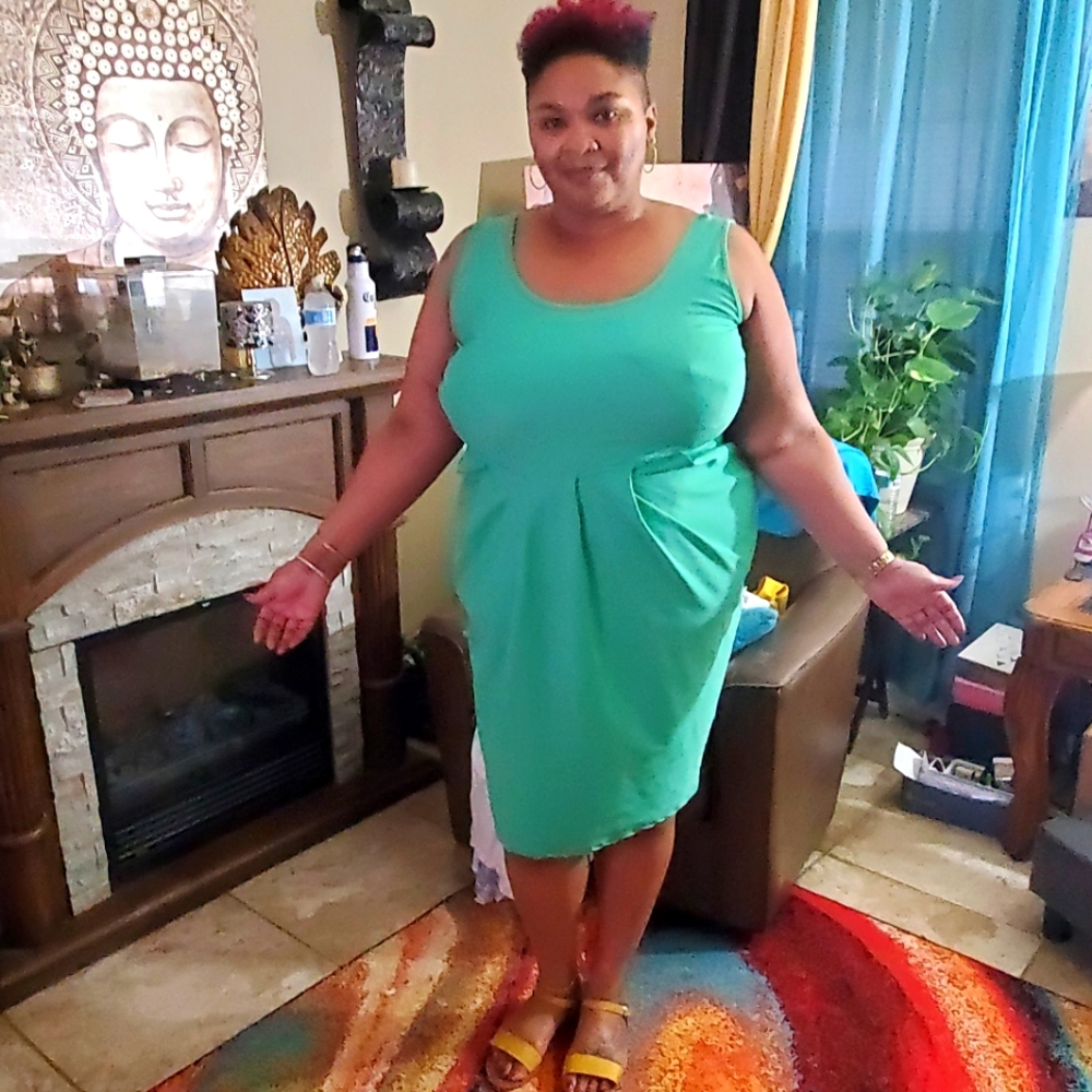 Rebdolls "Make No Mistakes" Draped Dress
